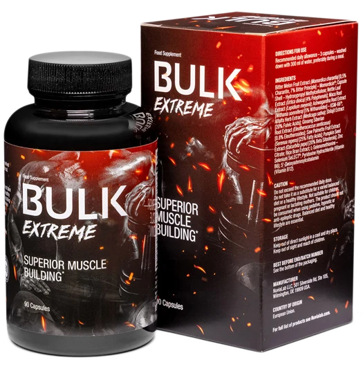 Envase del suplemento Bulk Extreme